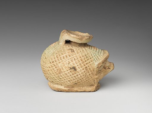 Aryballos (perfume jar) in the shape of a hedgehog