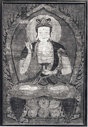 Seated Boddhisattva, Tara, on Lotus Throne