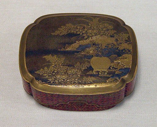 Incense Box with Autumn Grasses and Insect Cage