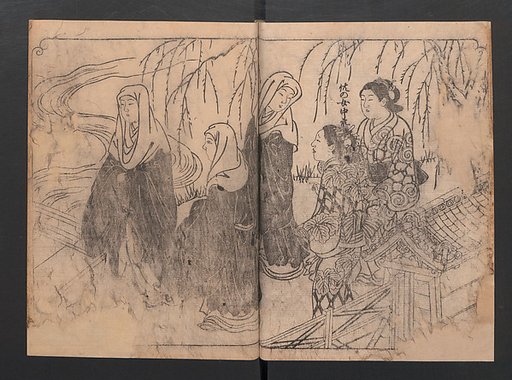 One Hundred Women Classified According to Their Rank (Hyakunin joro shinasadame) 百人女郎品定
