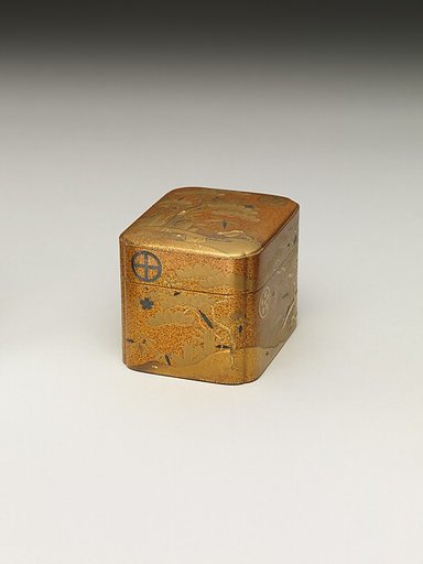 Box with Design of Pine, Bamboo, and Cherry Blossom