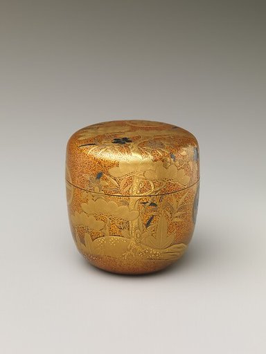 Box with Design of Pine, Bamboo, and Cherry Blossom