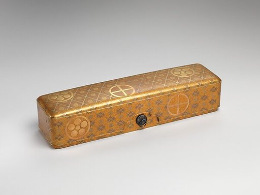 Letter Box with Pine, Bamboo, Plum Blossom, and Family Crests