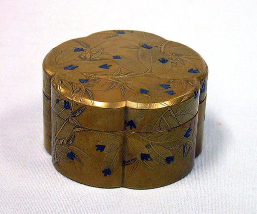 Incense box with pines
