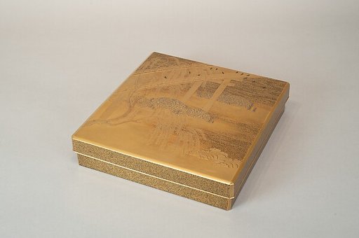 Box for Inkstone and Writing Implements (Suzuribako)