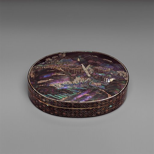 Small Box with Scene of Kiyomizudera Temple