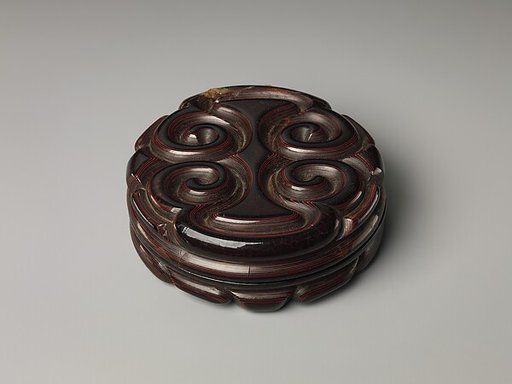 Box with “Pommel Scroll” Design