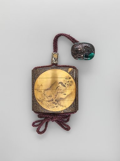 Inrō with “Chrysanthemum Youth” (Kikujidō)