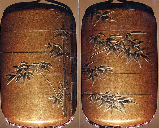 Inrō with Bamboo Grove