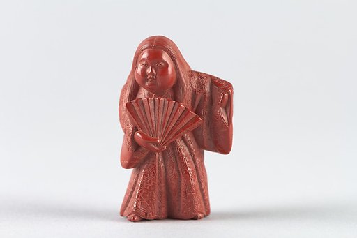 Netsuke of Noh Dancer