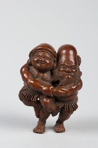 Netsuke of Two Figures