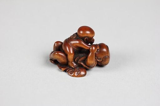 Netsuke of Two Children
