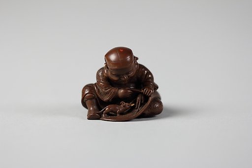 Netsuke of Daikoku and Bag