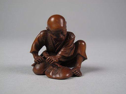 Netsuke of Mask Maker
