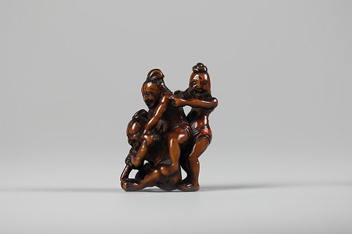 Netsuke of Group of Figures