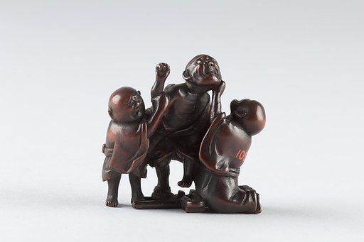 Netsuke of Group of Figures