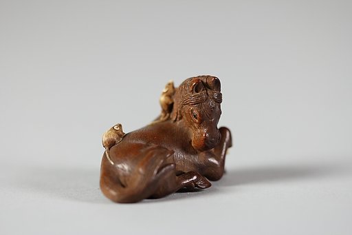 Netsuke of Horse and Mouse