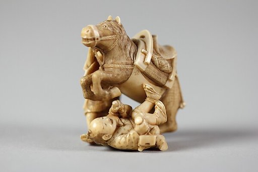 Horse and Two Men