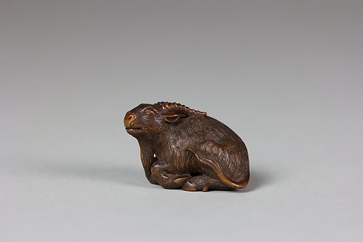 Netsuke of Goat