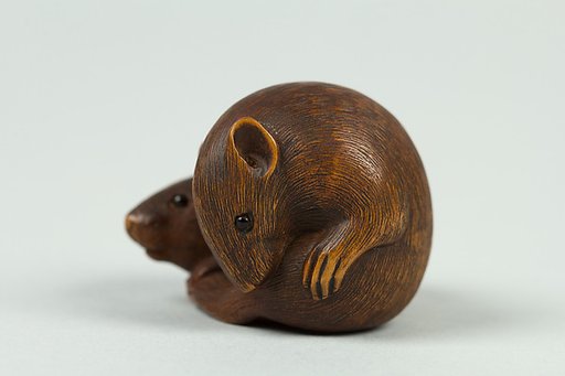 Netsuke of Two Rats