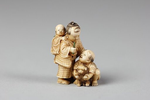 Children with Puppy