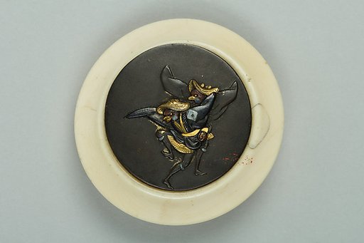 Netsuke of Two Tengu Dancing