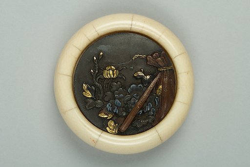 Netsuke of Peonies