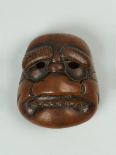 Netsuke of Kyōgen Mask: Buaku