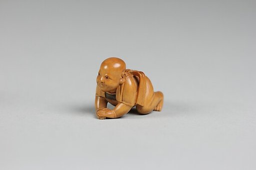Netsuke of Crawling Child
