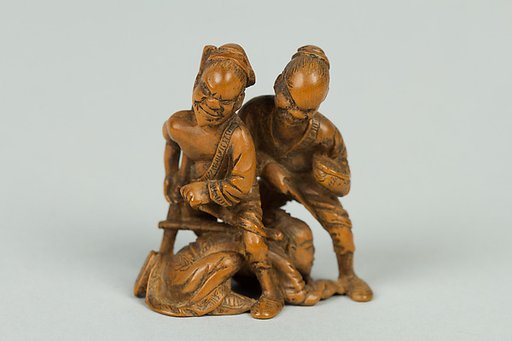 Netsuke of Group of Figures
