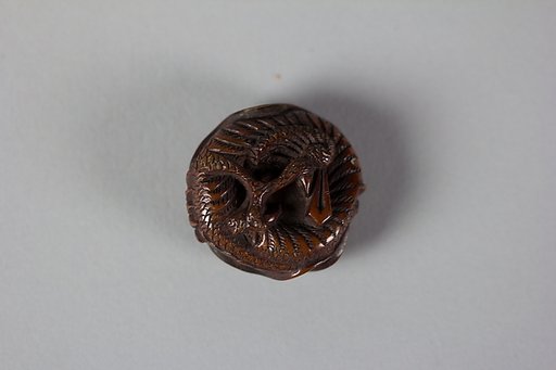 Netsuke of Coiled Dragon