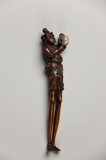 Netsuke of Ashinaga and Octopus