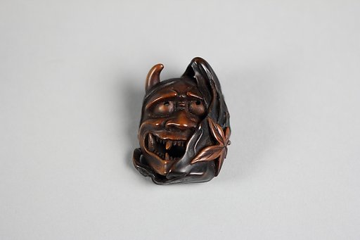Netsuke of Demon Mask