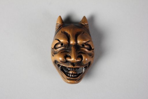 Netsuke of Noh Mask; Namanari