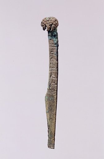 Knife with a Hedgehog on the Handle