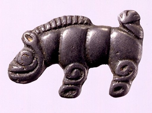 Garment Plaque in the Shape of a Wild Boar