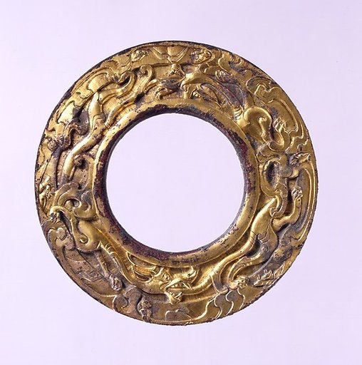 Bridle Fitting with Mythological Landscape