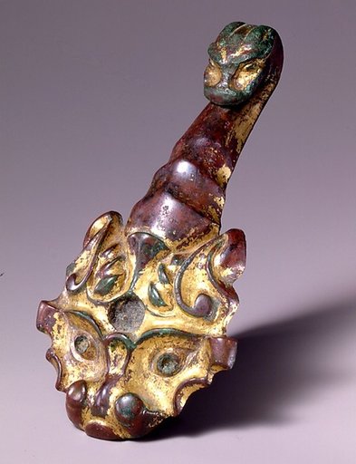 Hook with Horned Feline