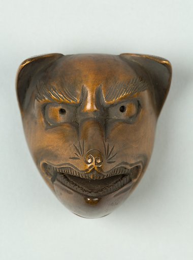 Netsuke of Animal Face Mask