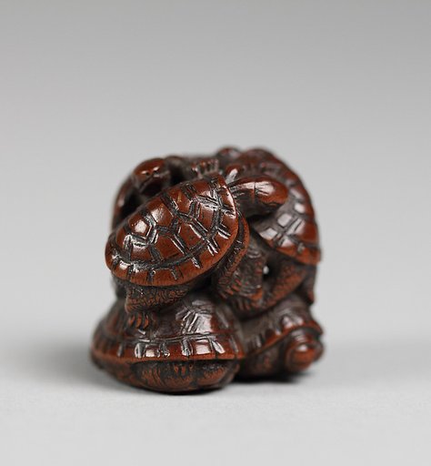 Netsuke in the Shape of a Pile of Turtles
