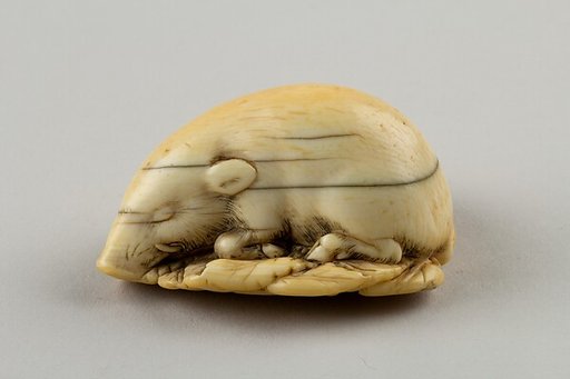 Netsuke of a Boar