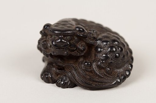Netsuke of a Seated Shishi