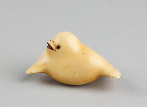 Netsuke of Young Sparrow