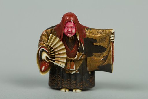 Netsuke of Shōjō Dancer