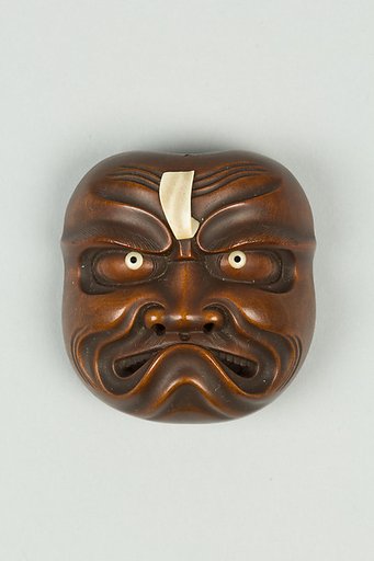 Netsuke of Demon Mask