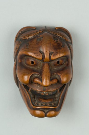 Netsuke of Noh Mask: Hannya
