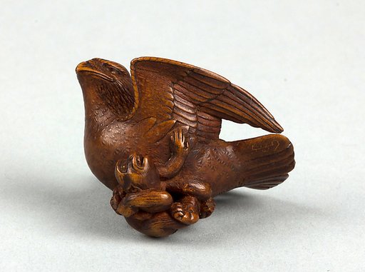 Netuske of Eagle Carrying Away a Small Monkey