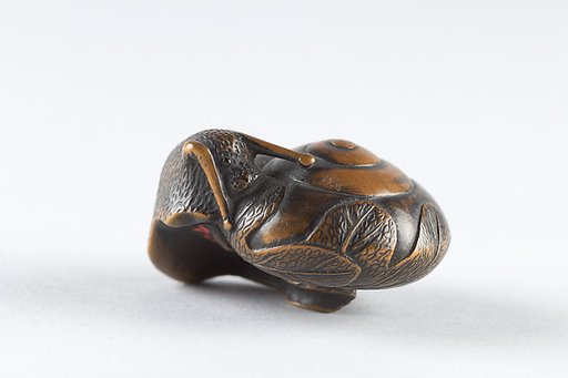 Netsuke of Snail