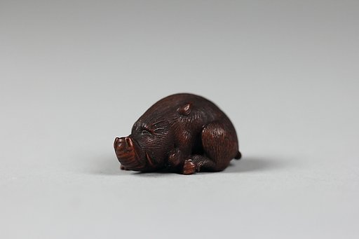 Netsuke of Boar