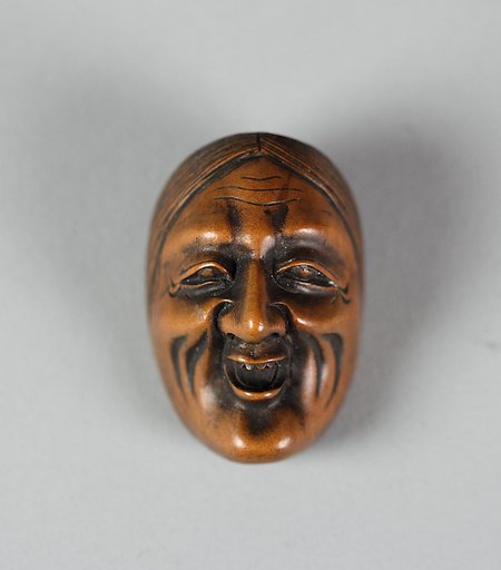 Netsuke of Noh Mask; Uba